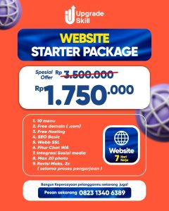 Website Starter Pakage : 0821 4386 8298