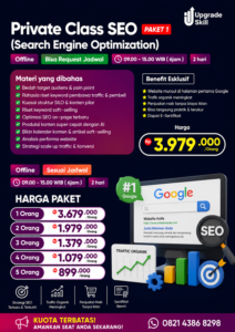 Kelas SEO Upgrade Skill | 0821 4386 8298